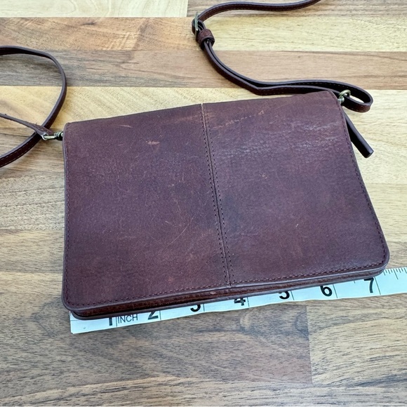 Duluth Trading Lifetime Leather Organizer Wallet / Detachable Crossbody Brown - Picture 5 of 11